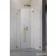 Radaway Essenza Pro 8 PTJ 80x80J szögletes zuhanykabin, jobbos, szálcsiszolt arany 10530000-99-01R+10530100-01-01