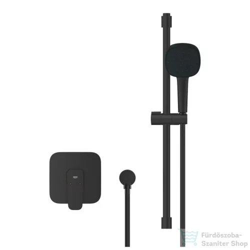 Grohe CUBEO falsík alatti zuhany csaptelep belső egység nélkül,Matt fekete 1053352430
