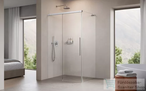 Radaway Idea 8 QL KDJ 100B zuhanykabin balos ajtó része, króm 10550517-01-01L+10350453-01-01