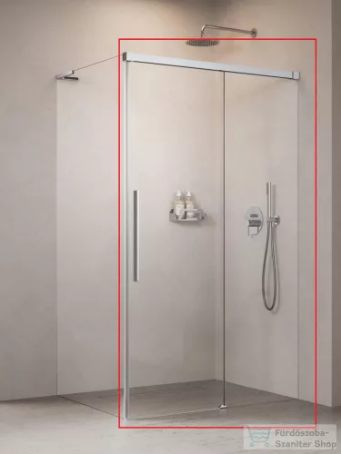 Radaway Idea 8 QL KDJ 100J zuhanykabin jobbos ajtó része, króm 10550517-01-01R+10350453-01-01