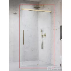   Radaway Idea 8 QL KDJ 100J zuhanykabin jobbos ajtó része, szálcsiszolt arany 10550517-99-01R+10350453-01-01