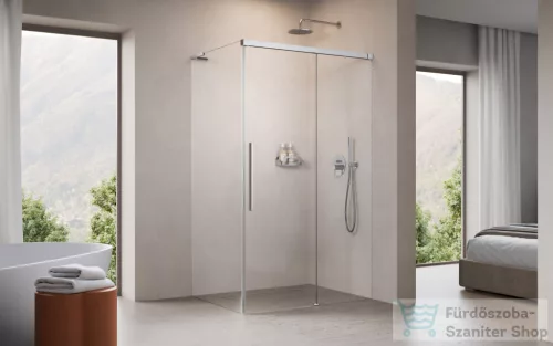 Radaway Idea 8 QL KDJ 120J zuhanykabin jobbos ajtó része, króm 10550617-01-01R+10350553-01-01