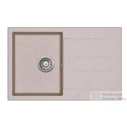 EVIDO CUBO 45 S Compact gránit mosogató, bézs (105528)
