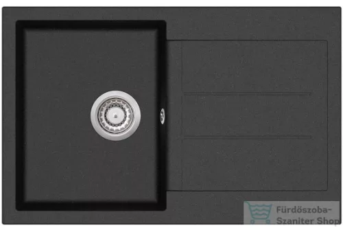EVIDO CUBO 45 S Compact gránit mosogató, antracit (105530)