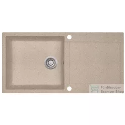 EVIDO CUBO XL 6 S gránit mosogató, bézs 105534