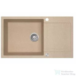 EVIDO CUBO XL 6 S Compact gránit mosogató, bézs (105537)