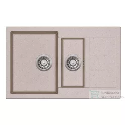 EVIDO CUBO 6 S Compact gránit mosogató, bézs (105572)
