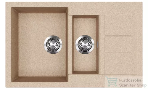 EVIDO CUBO 6 S Compact gránit mosogató, avena 105722