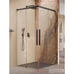   Radaway Idea 8 QL KDD 90J zuhanykabin jobbos ajtó része, fekete 10590090-54-01R