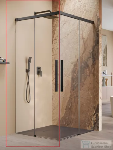 Radaway Idea 8 QL KDD 100B zuhanykabin balos ajtó része, fekete 10590100-54-01L