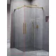 Radaway Idea 8 QL KDD 110B zuhanykabin balos ajtó része, szálcsiszolt arany 10590110-99-01L