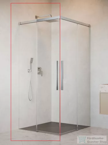 Radaway Idea 8 QL KDD 120B zuhanykabin balos ajtó része, króm 10590120-01-01L