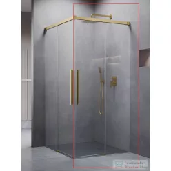   Radaway Idea 8 QL KDD 120J zuhanykabin jobbos ajtó része, szálcsiszolt arany 10590120-99-01R