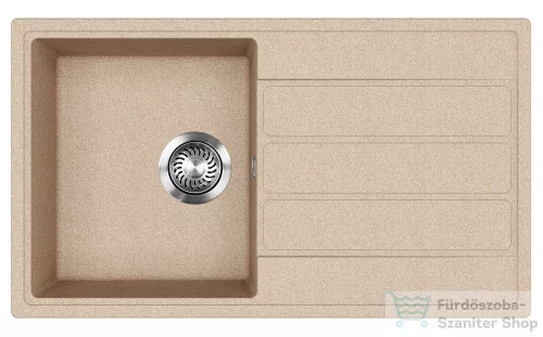 EVIDO EASY 45 S gránit mosogató, 760x440 mm, avena 105981