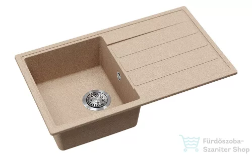 EVIDO EASY 45 S gránit mosogató, 760x440 mm, avena 105981
