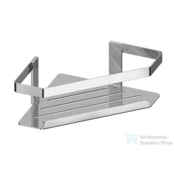   Sapho METAFORM MYLINE sarokpolc zuhanyzóba, 214x90x214mm, fényes rozsdamentes acél (105T12100)