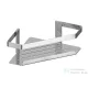 Sapho METAFORM MYLINE sarokpolc zuhanyzóba, 214x90x214mm, fényes rozsdamentes acél (105T12100)
