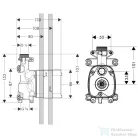 Hansgrohe Axor Starck ShowerCollection Kézizuhany modul alaptest DN15 10650180
