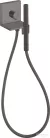 Hansgrohe Axor ShowerSolutions zuhanyszett elzárószeleppel, gégecső csatlakozóval, alaptest nélkül, szálcsiszolt fekete króm 10651340