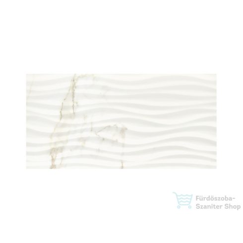 LOVE Ceramic Precious Calacatta Gold Curl 35x70 fali csempe 107040