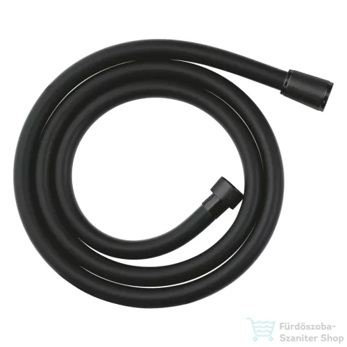 Grohe SILVERFLEX Twiststop 150 cm-es, zuhanycső, phantom black 107061KF00
