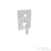   Bugnatese Morse 2 funkciós falsík alatti kád /zuhany csaptelep belső egységgel,matt fehér 1072BI