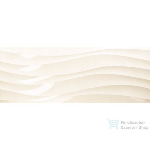 LOVE Ceramic Marble Cream Flux Shine 45x119 fali csempe 107681