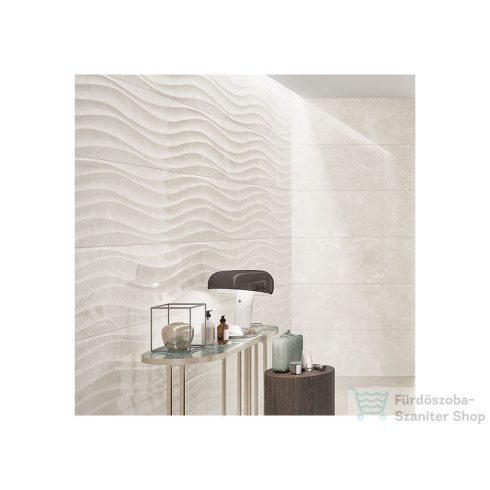 LOVE Ceramic Marble White Curl Shine 35x70 fali csempe 107786