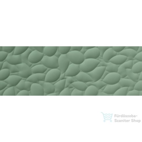 LOVE Ceramic Genesis Leaf Green matt 35x100 fali csempe 107812