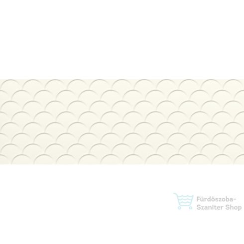 LOVE Ceramic Genesis Shell White 35x100 fali csempe 107822