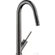 Hansgrohe Axor Starck 270 mosogató csaptelep kihúzható kifolyóval DN15, polírozott fekete króm 10821330