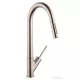 Hansgrohe Axor Starck egykaros konyhai csaptelep kihúzható kifolyóval DN15, rozsdamentes acél hatású 10821800