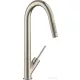 Hansgrohe Axor Starck 270 mosogató csaptelep kihúzható kifolyóval DN15, szálcsiszolt nikkel 10821820