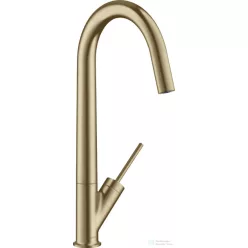   Hansgrohe AXOR STARCK egykaros mosogató csaptelep DN15, szálcsiszolt bronz 10822140