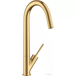   Hansgrohe AXOR STARCK egykaros mosogató csaptelep DN15, szálcsiszolt arany hatású 10822250