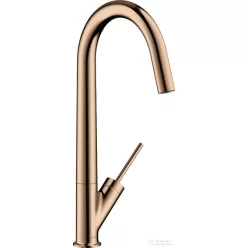   Hansgrohe AXOR STARCK egykaros mosogató csaptelep DN15, polírozott vörös arany hatású 10822300