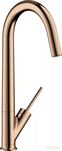 Hansgrohe AXOR STARCK egykaros mosogató csaptelep DN15, polírozott vörös arany hatású 10822300
