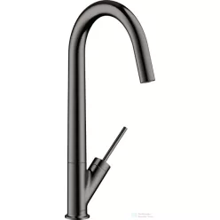   Hansgrohe AXOR STARCK egykaros mosogató csaptelep DN15, polírozott fekete króm 10822330