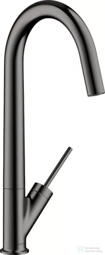Hansgrohe AXOR STARCK egykaros mosogató csaptelep DN15, polírozott fekete króm 10822330