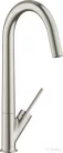 Hansgrohe Axor Starck egykaros konyhai csaptelep DN15, rozsdamentes acél hatású 10822800