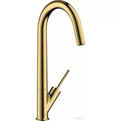   Hansgrohe AXOR STARCK egykaros mosogató csaptelep DN15, polírozott arany hatású 10822990