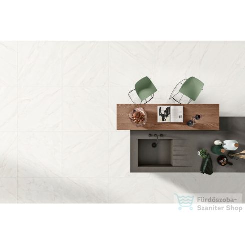 LOVE Ceramic Marble White Matt 60x60 padlólap 108460