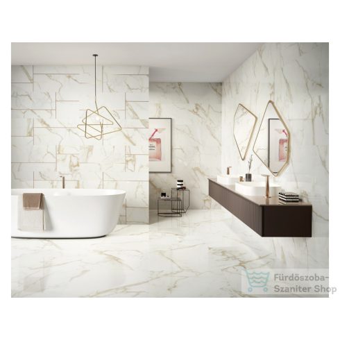 LOVE Ceramic Precious Calacatta Gold 35x100 fali csempe 108512