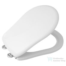 Sapho KERASAN RETRO WC ülőke, fehér/króm pánt 109001