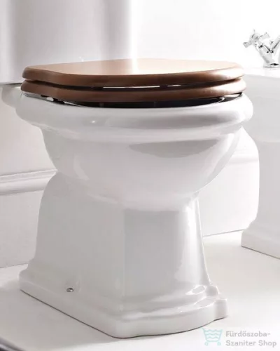 Sapho KERASAN RETRO WC ülőke, dió/króm pánt 109040