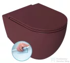 Sapho ISVEA INFINITY RIMLESS fali WC, 36,5x53cm, gesztenyevörös (10NF02005-2R)
