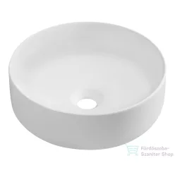   Sapho INFINITY ROUND kerámiamosdó, 36x12cm, matt fehér (10NF65036-2L)