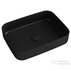   Sapho INFINITY RECTANGLE kerámiamosdó, 50x36cm, fekete (10NF65050-2N)