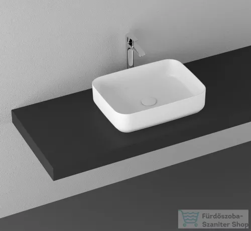 Sapho INFINITY RECTANGLE kerámiamosdó, 50x36cm, fehér (10NF65050)