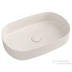  Sapho INFINITY OVAL kerámiamosdó, 55x36cm, matt elefántcsont (10NF65055-2K)